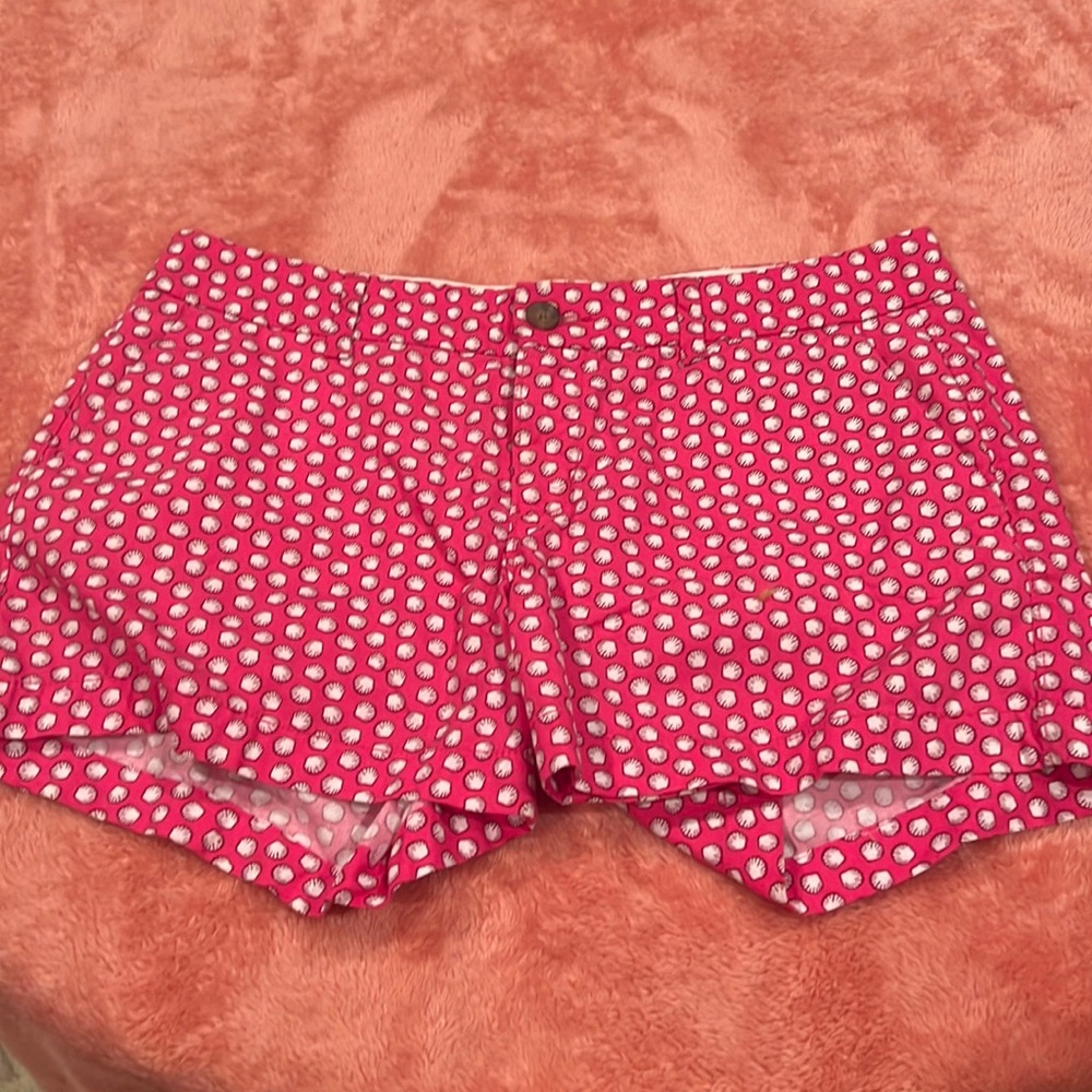 Old navy pink shorts with white shells size 6